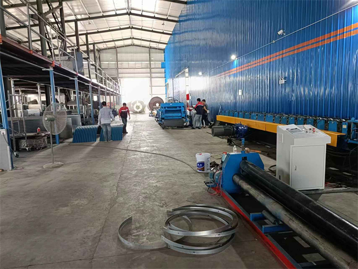 Color steel tile equipment