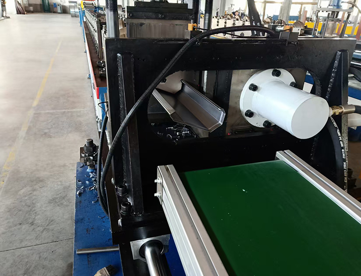 Chicken feeding trough forming machine